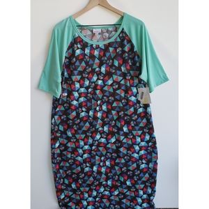 LulaRoe | Julia Raglan Dress 3x